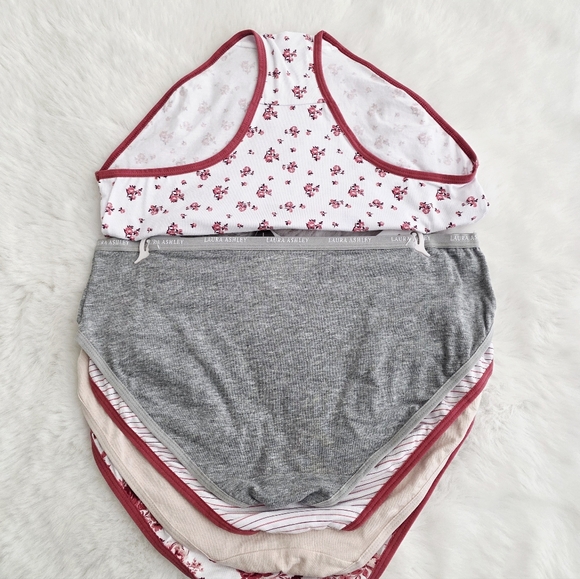 LAURA ASHLEY🌹5-PACK COTTON SPANDEX PANTIES SIZE L - Picture 3 of 6